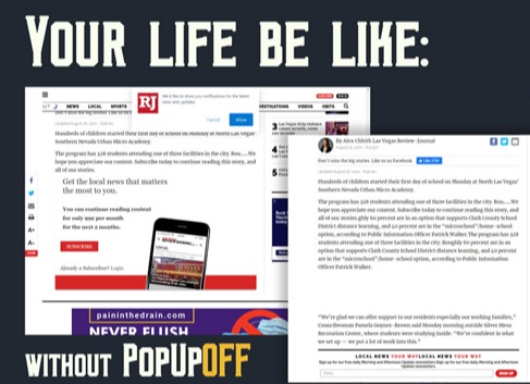 PopUpOFF插件，屏蔽浏览器弹窗广告
