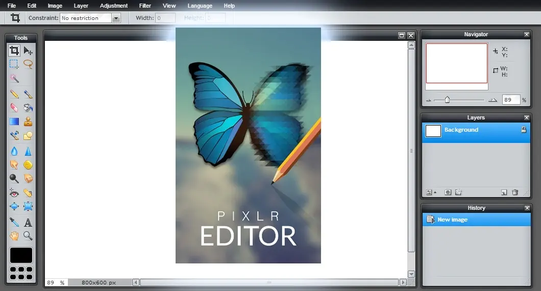 Pixlr Editor 插件使用教程