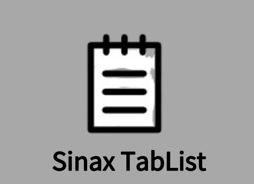 Sinax TabList插件，Chrome浏览器简约标签列表