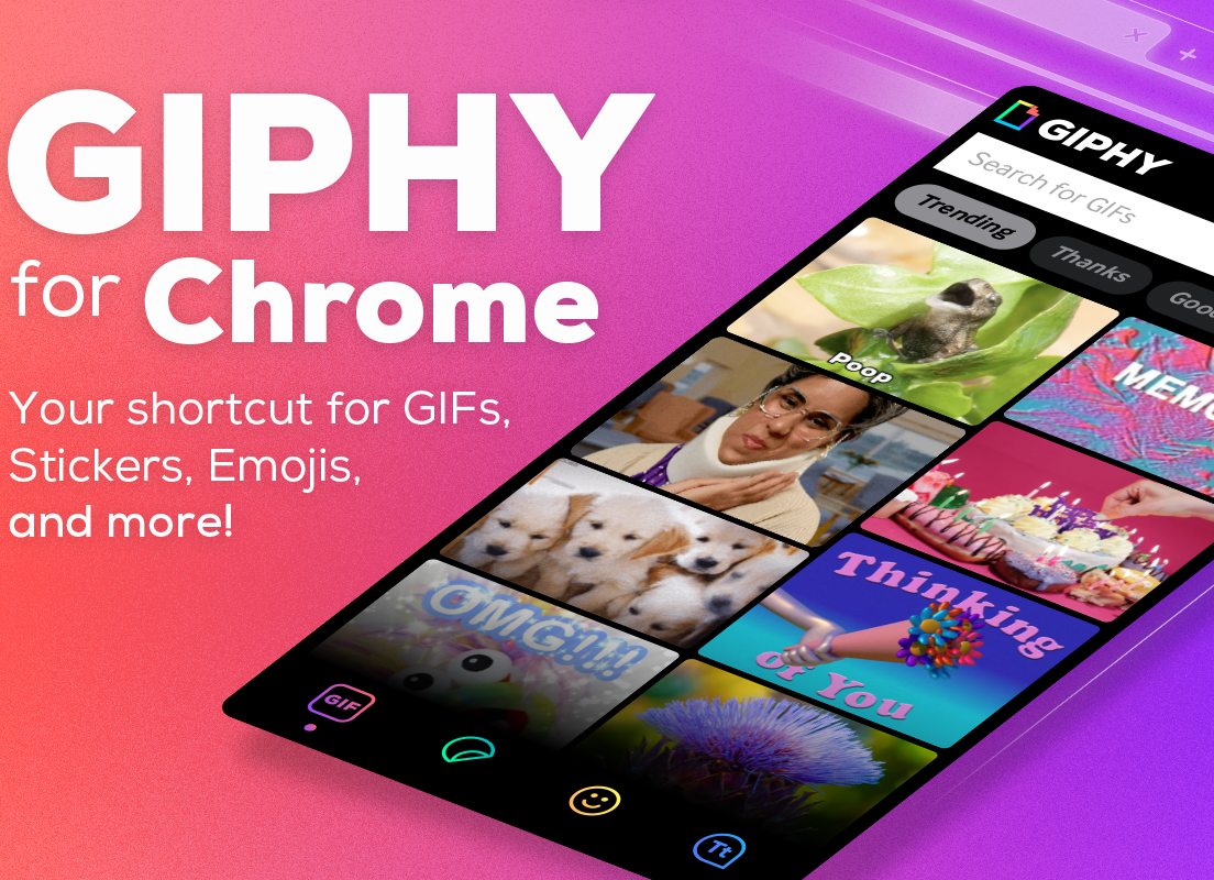 GIPHY for Chrome插件，GIF表情包快速搜索工具