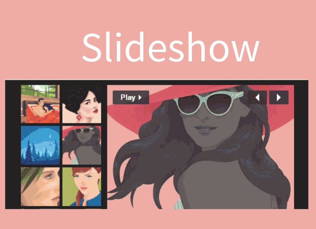 Slideshow插件，以幻灯片形式查看网页高清大图