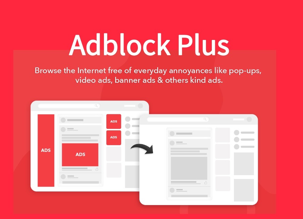 Adblock Plus插件，在线网页广告免费屏蔽