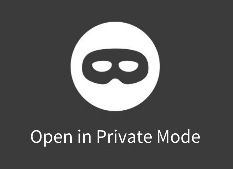 Open in Private Mode插件，无痕模式打开Chrome浏览器网页