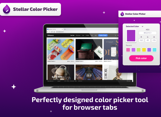 Stellar Color Picker插件，免费网页颜色选择器