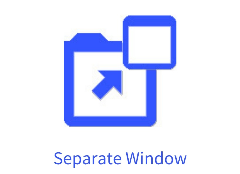Separate Window插件，Chrome浏览器网页窗口分离工具