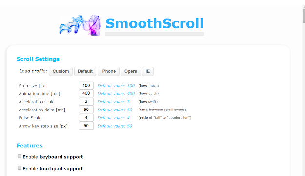 SmoothScroll 插件使用教程