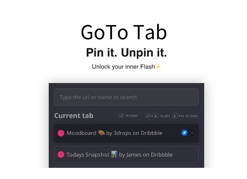 GoTo Tab插件，快速定位目标标签页
