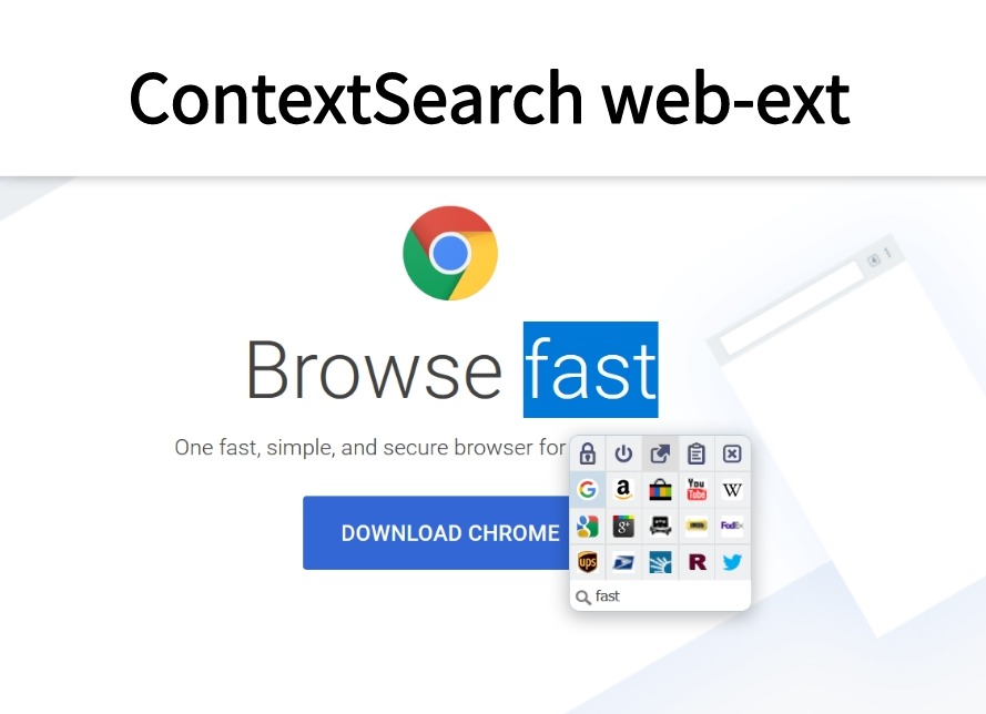 ContextSearch web-ext插件，右键划词多引擎自定义搜索