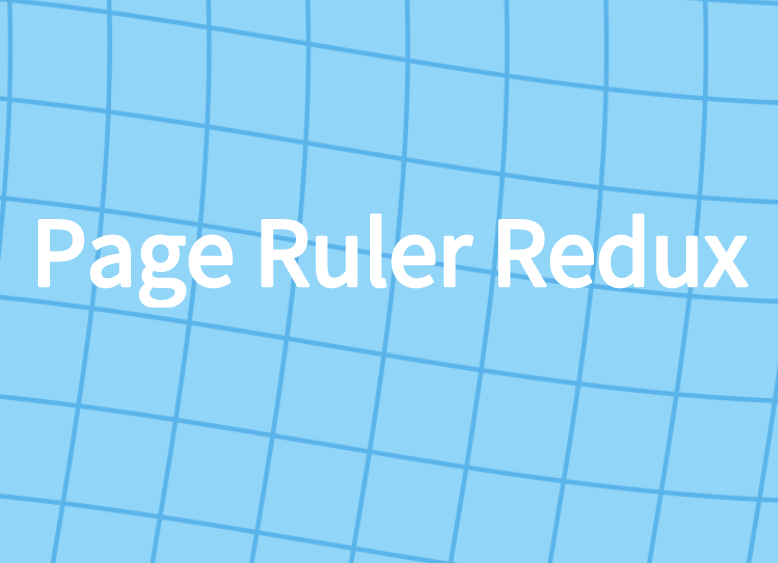 Page Ruler Redux插件，网页元素测量工具