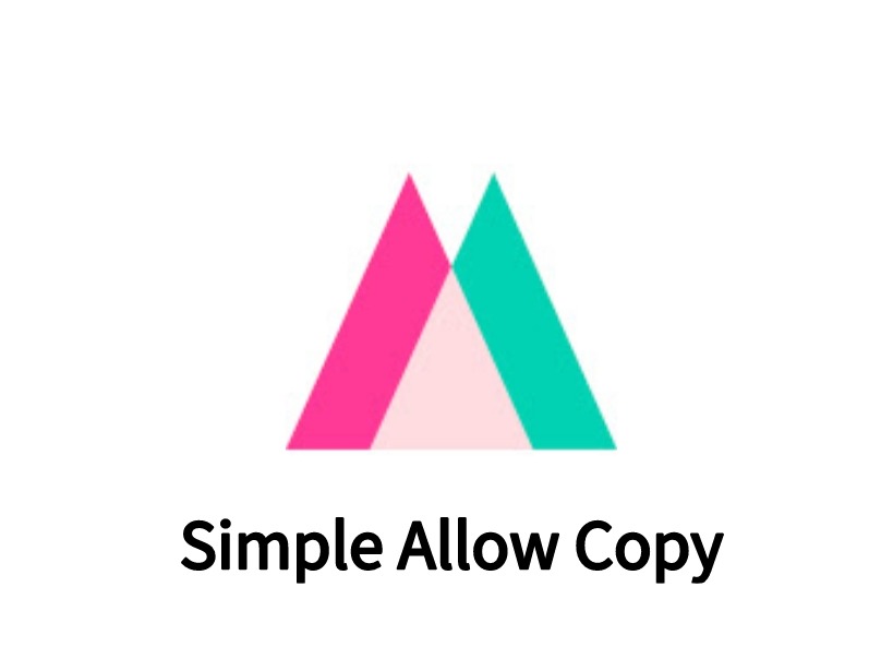 Simple Allow Copy插件， 解除网站禁止复制限制