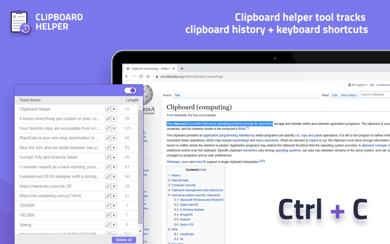 Clipboard Helper 插件使用教程