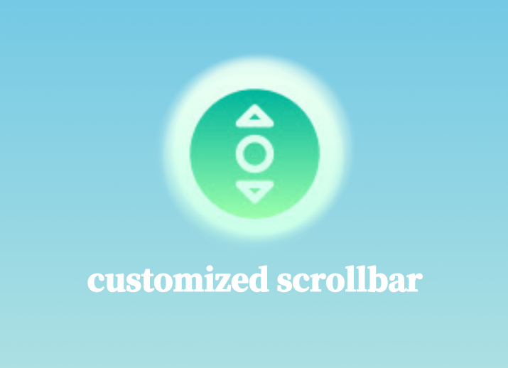 customized scrollbar插件，网页滚动条自定义设置工具