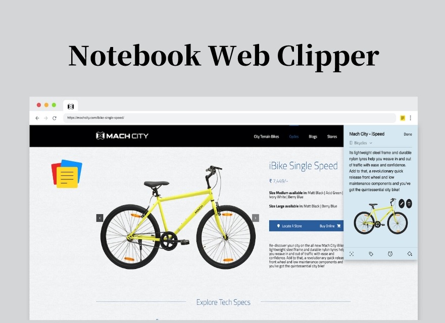 Notebook Web Clipper插件，网络笔记剪辑与记录器