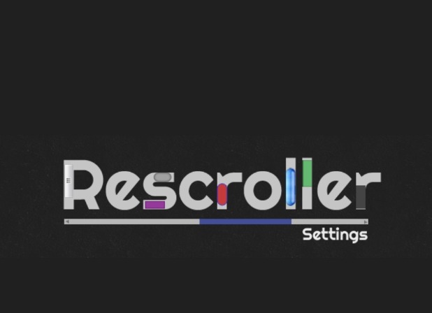 Rescroller插件，浏览器滚动条样式更改工具