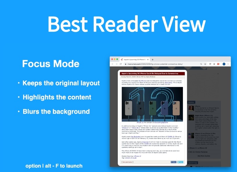 Best Reader View插件，网页阅读体验快速优化工具