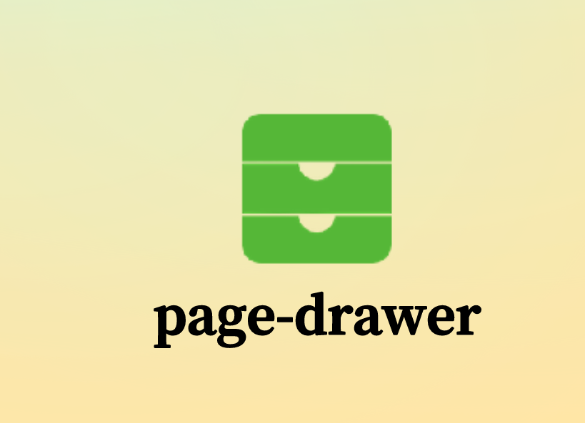 page-drawer插件，按域名分组管理选项卡