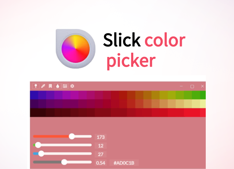 Slick color picker插件，设计师专用的网页免费拾色器