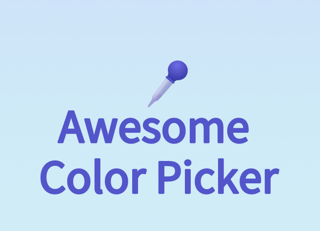 Awesome Color Picker插件，网页在线调色板工具