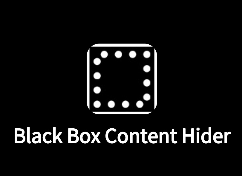 Black Box Content Hider插件，Chrome网页内容覆盖工具